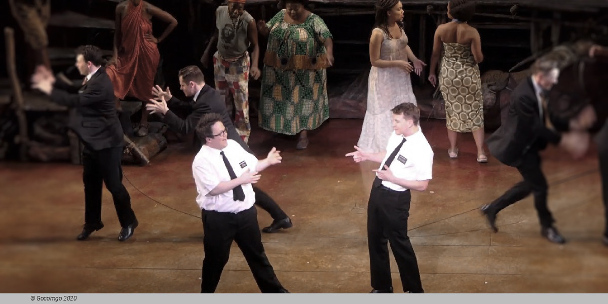 Scene 4 from the musical "The Book of Mormon" (Broadway production)