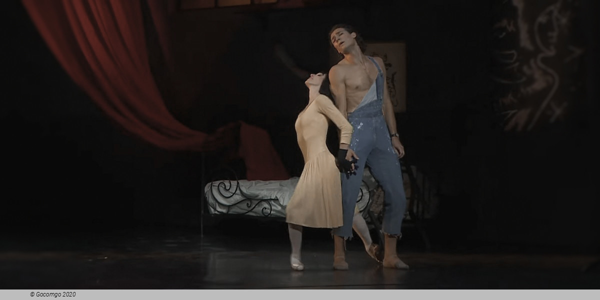 Scene 2 from the ballet "Le jeune homme et la mort"