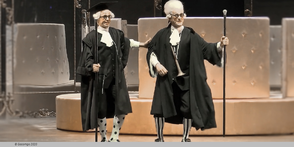 Scene 5 from the operetta "The Bird Seller"